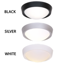 Bright Star Lighting CF099 SIL Silver Polycarbonate Base with Opal Polycarbonate Cover