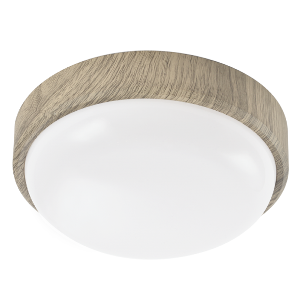 Bright Star Lighting CF130 WOOD Polycarbonate Ceiling Fitting with Bayonet Lock IP54