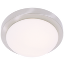 Bright Star Lighting CF1550 LARGE Satin Chrome Fitting with White Glass