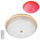 Bright Star Lighting CF165 RGB Colour Changing Ceiling Fitting with Frosted Patterned Glass Acrylic and Remote Control