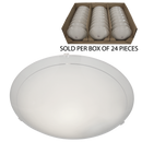 Bright Star Lighting CF187 TYPE A Metal and Frosted Glass with Clear Plastic Clips (24 Pieces)