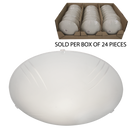 Bright Star Lighting CF189 TYPE C Metal and Frosted Glass with Clear Plastic Clips (24 Pieces)