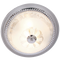 Bright Star Lighting CF219 CHROME Metal Base with Clear and Frosted Patterned Glass