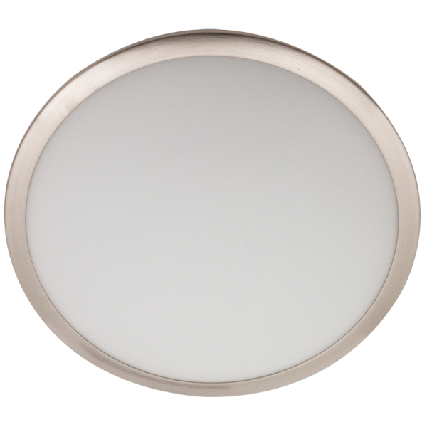 Bright Star Lighting CF264 SMALL Satin Chrome Fitting with White Glass