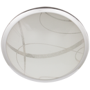 Bright Star Lighting CF266 LARGE Satin Chrome Fitting with Patterned Glass