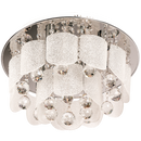 Bright Star Lighting CF286/6 CHROME Polished Chrome Fitting with Glass and Crystals