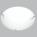 Bright Star Lighting CF3001L SATIN Large Frosted Glass with Metal Clips