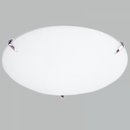 Bright Star Lighting CF3002S SATIN Small Frosted Glass with Metal Clips
