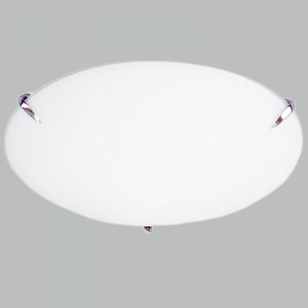 Bright Star Lighting CF3002S SATIN Small Frosted Glass with Metal Clips