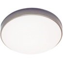 Bright Star Lighting CF3014SM SATIN Small Satin Chrome Base with White Glass