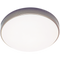 Bright Star Lighting CF3014SM SATIN Small Satin Chrome Base with White Glass