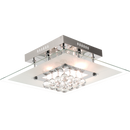 Bright Star Lighting CF312/5 CRYSTAL Polished Chrome with Glass and Crystals