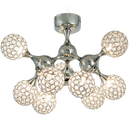 Bright Star Lighting CF314/9 CRYSTAL Polished Chrome Fitting with Crystals
