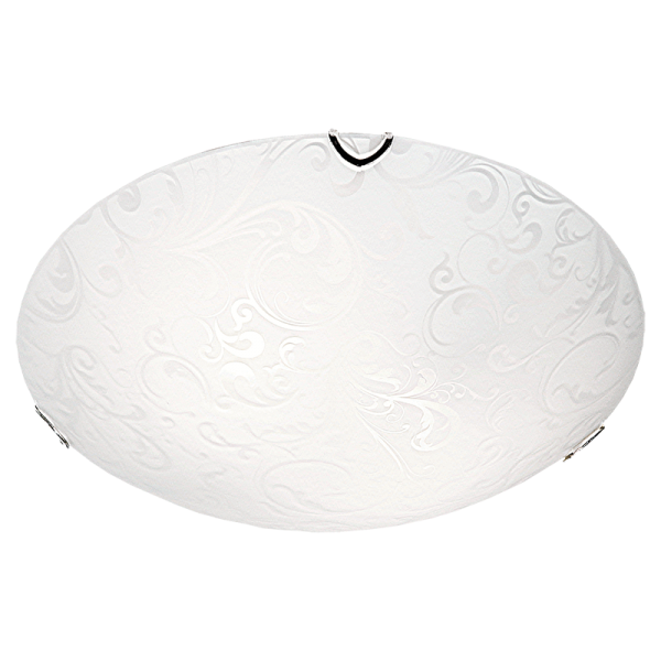 Bright Star CF494 LARGE METAL BASE PATTERN GLS CHR CLIP 2 X60W ES 3000MM