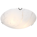 Bright Star Lighting CF495 SMALL Metal Base Fitting with Patterned Glass and Polished Chrome Clips