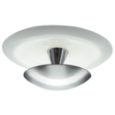 Bright Star Lighting CF524 CHR Stainless Steel and White Glass Fitting