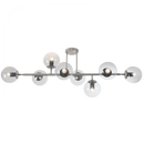 Bright Star Lighting CF563/8 SATIN Satin Chrome Ceiling Fitting with Clear Glass