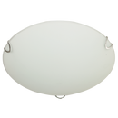 Bright Star Lighting CF723 LARGE LED Ceiling Fitting with Metal Base Frosted Glass and Chrome Clips
