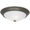 Bright Star Lighting CF8206 LARGE ANTIQUE Metal Base Fitting with Frosted Glass