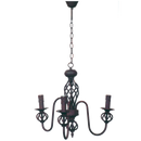 Bright Star Lighting CH065/3 RUST Wrought Iron Chandelier