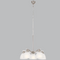 Bright Star Lighting CH167/5 SATIN Satin Chrome Chandelier with Frosted Glass