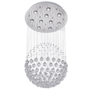 Bright Star Lighting CH235/10 CRYSTAL Stainless Steel Chandelier with Crystals