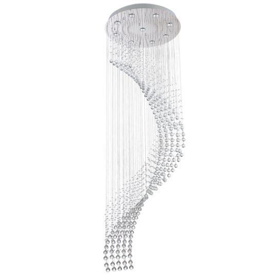 Bright Star CH256 CRYSTAL STAINLESS STEEL WITH CRYSTALS 9X5W GU10