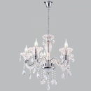 Bright Star Lighting CH266/5 CHROME Polished Chrome Chandelier with Crystals
