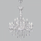 Bright Star Lighting CH267/12+6 CRYSTAL Polished Chrome Chandelier with Crystals