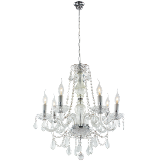 Bright Star Lighting CH3054/6 CRYSTAL Crystal Chandelier