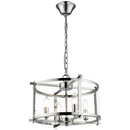 Bright Star Lighting CH340/4 CHROME Polished Chrome Chandelier with Clear Glass