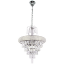 Bright Star Lighting CH344 CHROME Polished Chrome Chandelier with Crystals