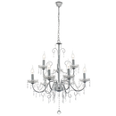 Bright Star Lighting CH388/9 CHROME Polished Chrome Chandelier with Crystals