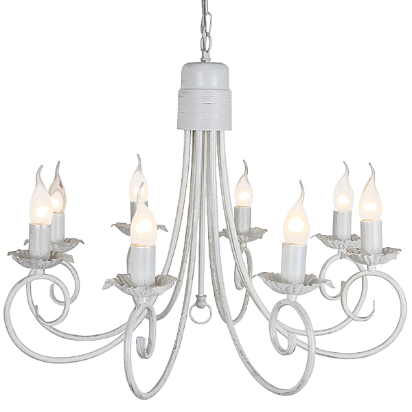 Bright Star Lighting CH3901/8 FOSSIL Metal Chandelier