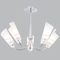Bright Star Lighting CH445/5 CHR Polished Chrome Chandelier with Frosted Glass