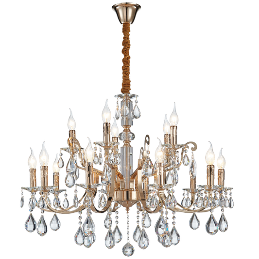 Bright Star CH511/6 CRYSTAL CRYSTAL CHANDELIER WITH CLEAR GLASS 6X60W SES