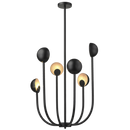 Bright Star Lighting CH513/6 BLACK Metal Chandelier