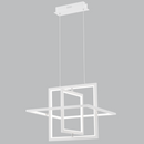 Bright Star Lighting CH518 WHITE Sand White Aluminium and Acrylic LED Fitting with Moveable Arms