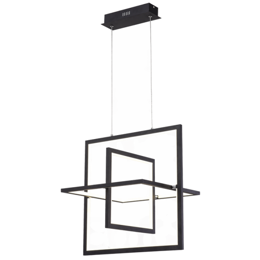 Bright Star CH519 BLACK SAND BK ALUMINIUM+ACRYLIC LED FITTING 50W LED