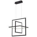 Bright Star Lighting CH519 BLACK Sand Black Aluminium and Acrylic LED Fitting with Moveable Arms