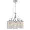 Bright Star Lighting CH522/5 CHROME Polished Chrome Chandelier with Clear Acrylic Crystals