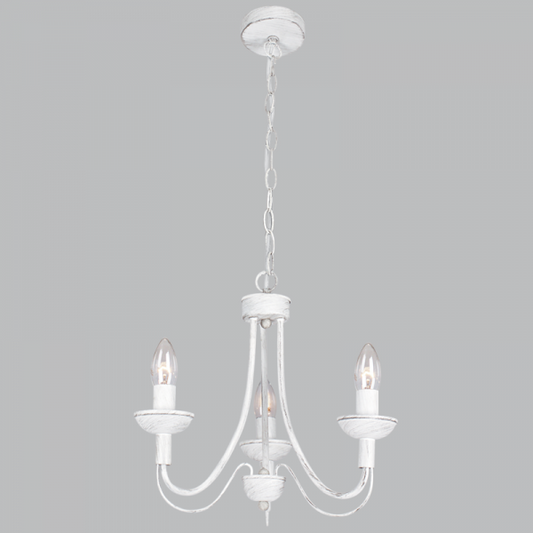 Bright Star CH524/3 FOSSIL FOSSIL METAL CHANDELIER 3X60W SES