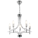 Bright Star Lighting CH663/5 CHROME Polished Chrome Chandelier