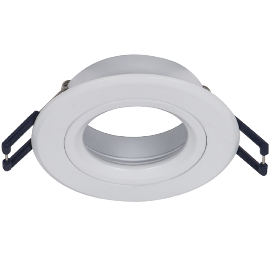 Bright Star DL090 MATT WHITE STRAIGHT BEVELLED EDGE 12V/50W 60MM CUT OUT