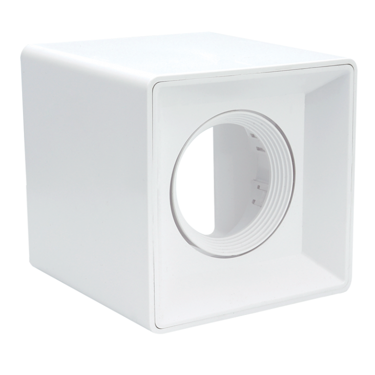 Bright Star DL121 WHITE SURFACE MOUNT POLY FLUTED CENTRE RING GU10/7W