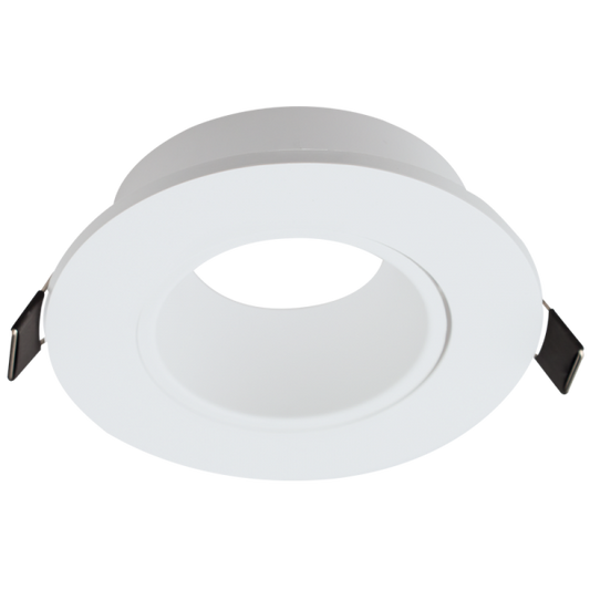 Bright Star DL123 WHITE ANTI-GLARE ROUND RECESSED TILT GU10 CUT OUT 75MM