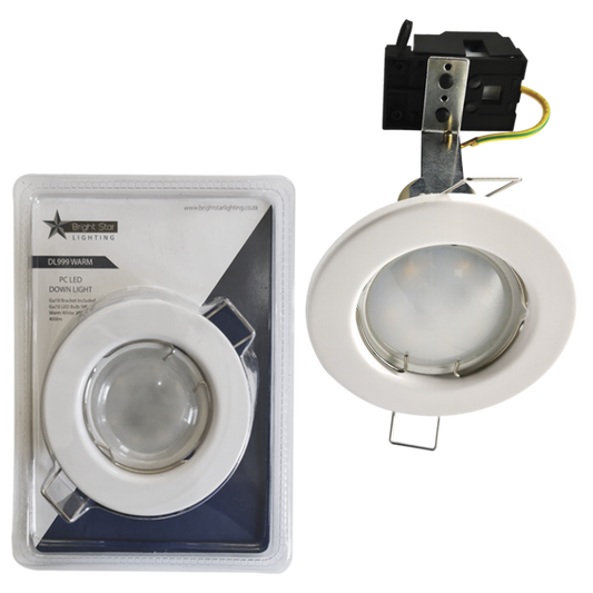 Bright Star Lighting DL999 WARM WHITE 5W 3000K 400Lm Blister Pack Integrated Downlighter