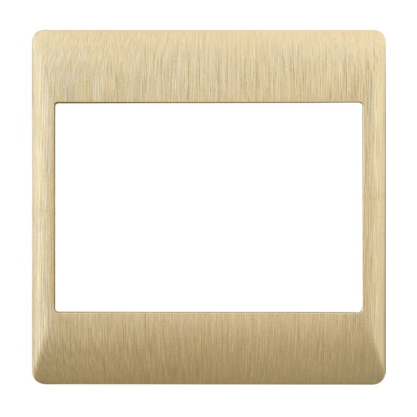 Bright Star ECP619 BRUSHED GOLD 4 X 4 BRUSHED GOLD COVER