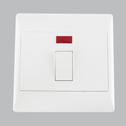 Bright Star EPL326 WHITE 45A DOUBLE POLE ISOLATOR 4 X 4 (5 per box)
