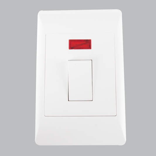 Bright Star EPL327 WHITE 32A DOUBLE POLE ISOLATOR 2 X 4 (10 per box)